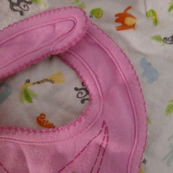 GEORGE | OS - One Size | Pink Baby Bib with Cherry Design - Picture 4 of 16